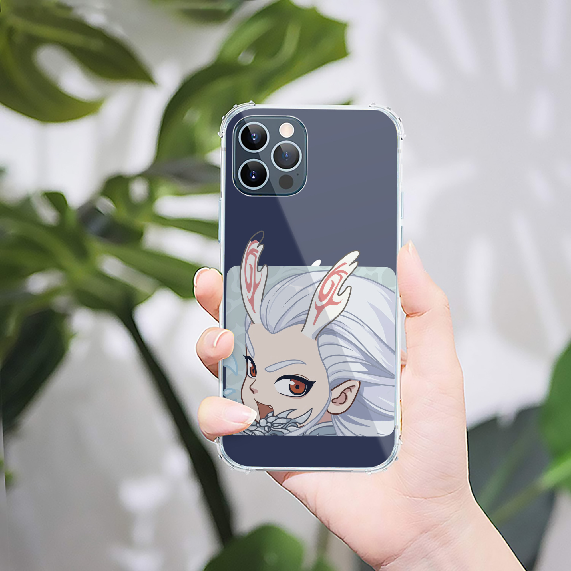 （画像用） Ne Zha 2 ナタ 魔童の大暴れ 【iPhone 12シリーズ対応】透明スマホケース（クリアソフトケース）